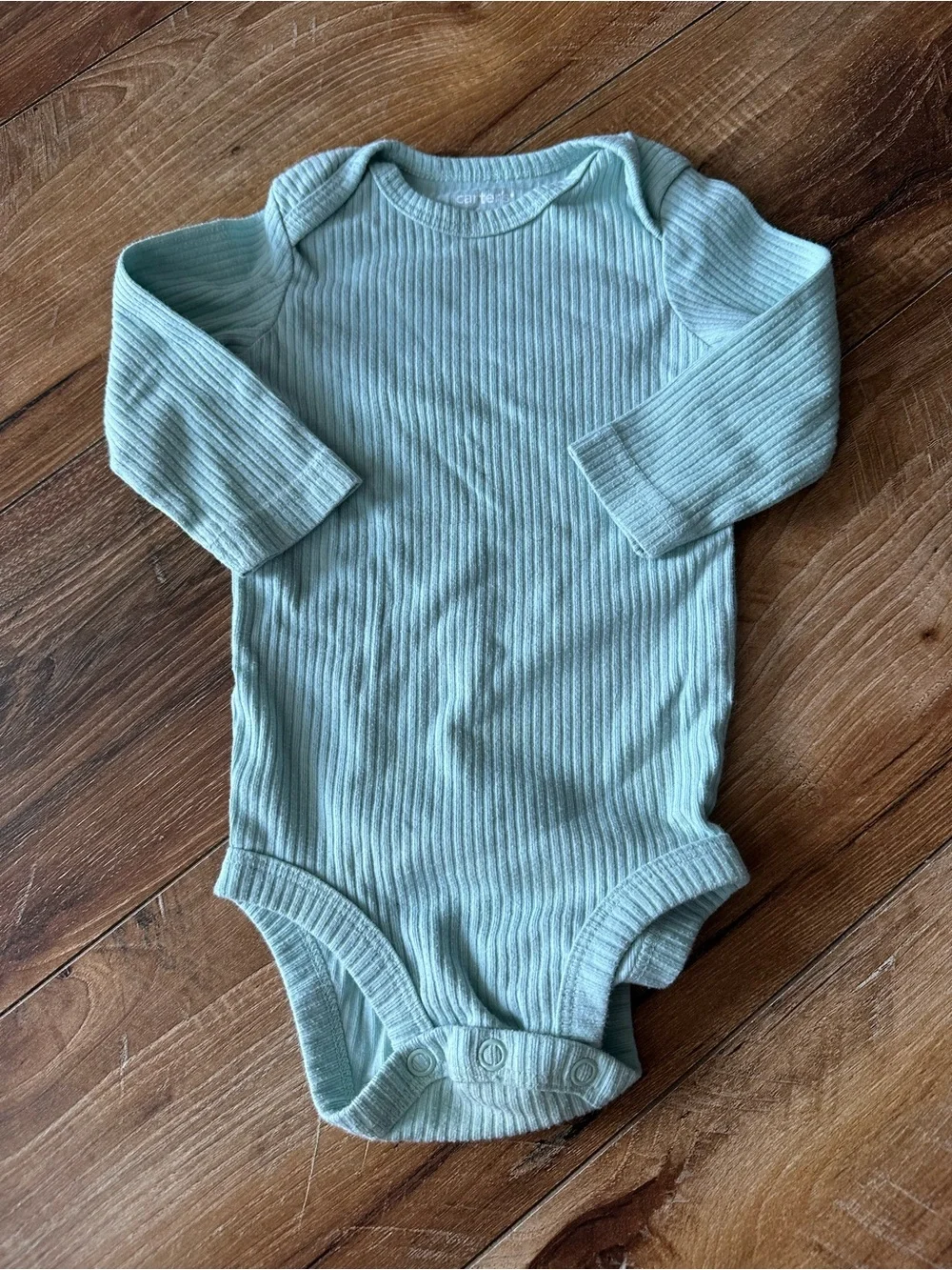 Carters 6 months ribbed long sleeve onesie